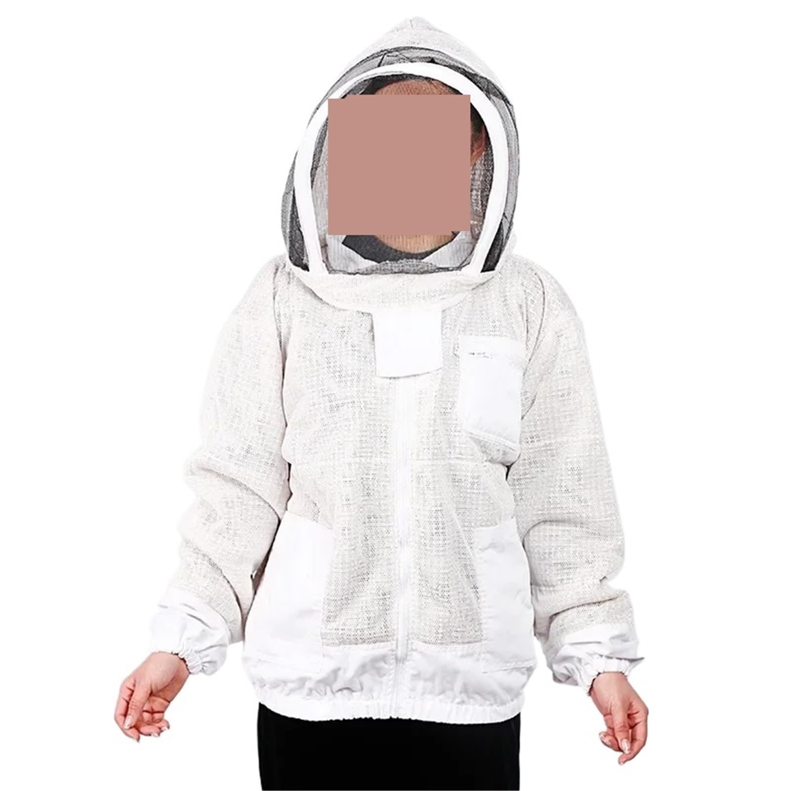 Herramientas de apicultura, ropa antiabejas, calidad exportación, extra gruesa, chaqueta traje espacial con ventilación Implemento de colmenar(XL)