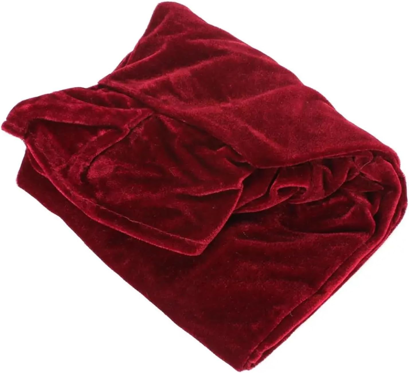 Bench Cushion Cover Velvet Piano Anti Pleuche Stool Seat Covers Bench Pleated Slipcover Single/Double Chair Protector(Blue,Single Stool Cover)