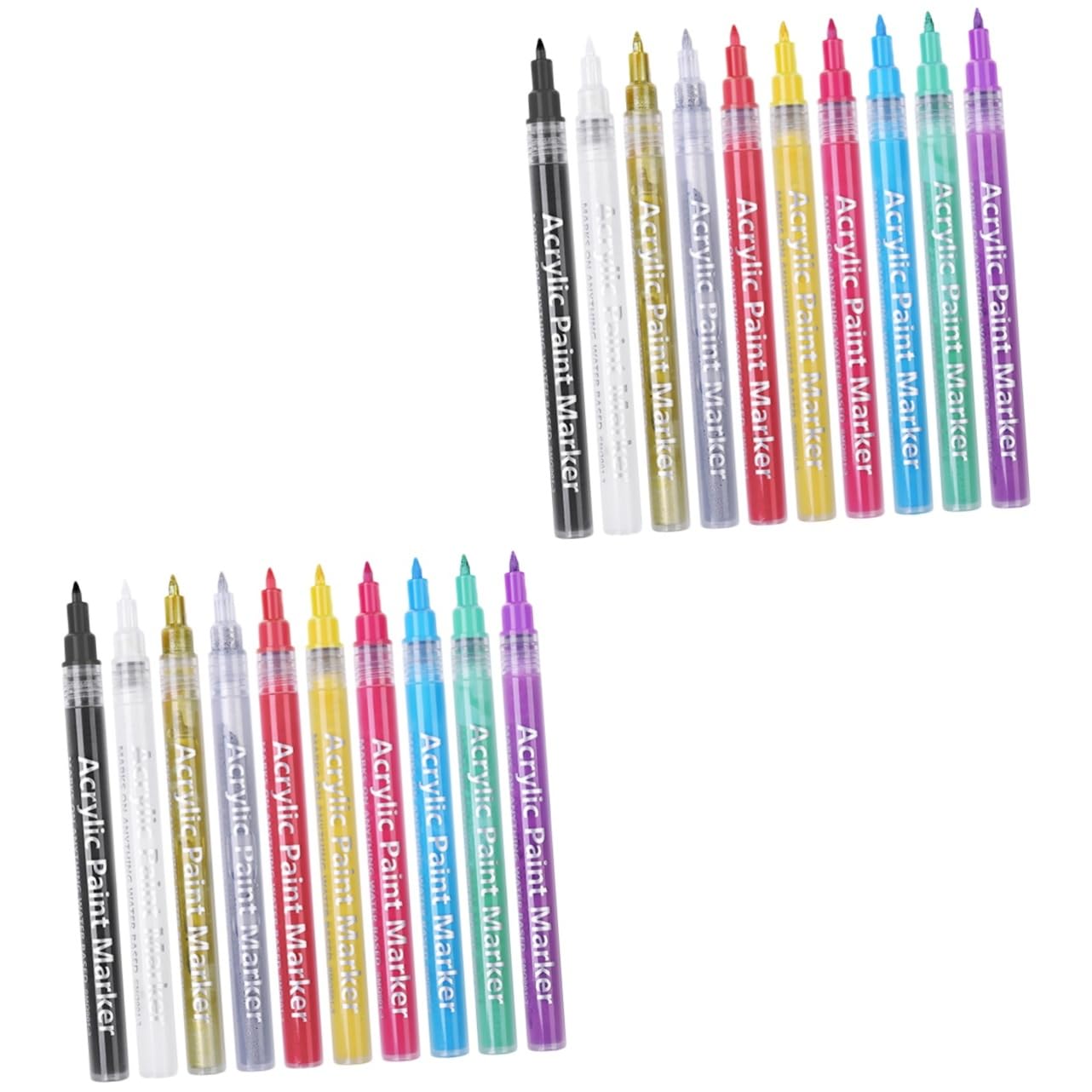 FOMIYES 20pièces De Peinture Pour Nail Art Outils Manucure Pinceaux De Dessin Décoration Pour Salon Et Usage Personnel
