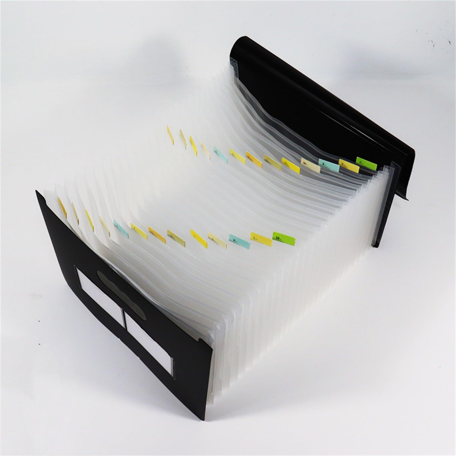 Carpeta Carpeta de pie retráctil Mini maletín Bolsa órgano expandible con tapa para Almacenamiento de Archivos