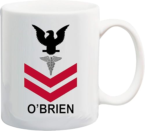 Miniatura 9 de Carpe Diem Designs Taza de café y cacao personalizable de la Armada de los Estados Unidos, fabricada en los Estados Unidos.