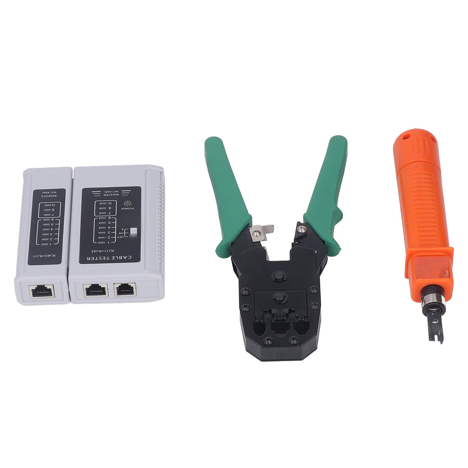 Kit Crimpatrice RJ45 per Rete, Pinze per Connettori RJ, Attrezzo