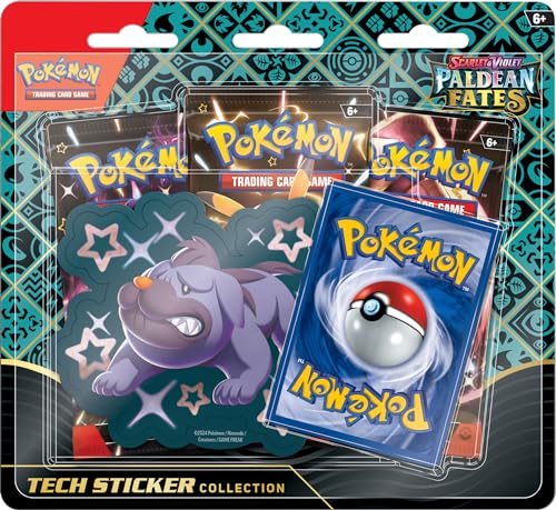 Image of Pokemon: Scarlet & Violet: Paldean Fates Tech Sticker Collection (Random)