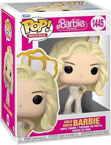 Miniatura 2 de POP Películas Barbie - Figura de vinilo de Barbie Funko disco dorado (con funda protectora de caja compatible), multicolor, 3.75 pulgadas