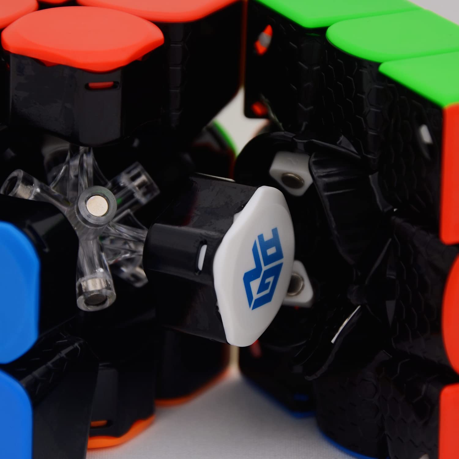 Bukefuno Gan11 M Pro 3 x 3 cubo magnetico per incantesimo, senza adesivi, Cube GAN11M Pro, 3 x 3 x 3 cm, cubo magico (GAN11 M Pro, versione nucleo nero opaco)