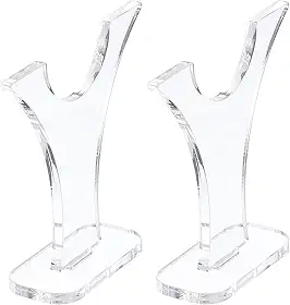 Suporte de exibição de sabre de luz de acrílico, suporte de exibição de espada de faca de 8,5 cm, coleção de facas de lâmina fixa para exibição de faca única na decoração de casa, base transparente