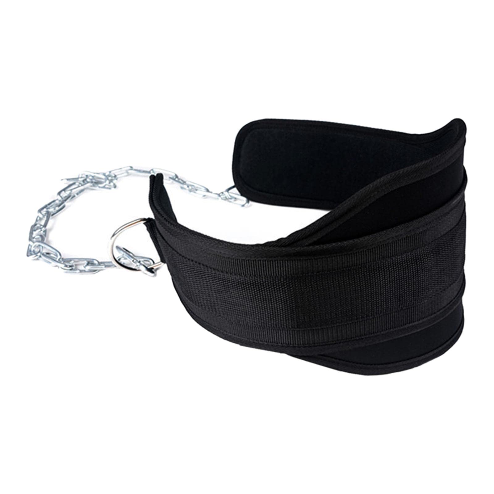 Oshhni Dip Belt Gewichtheberkette Bodybuilding Verstellbare Kette Training Toner Support Trainer Dip Belt für Klimmzüge, Zuhause, Training,