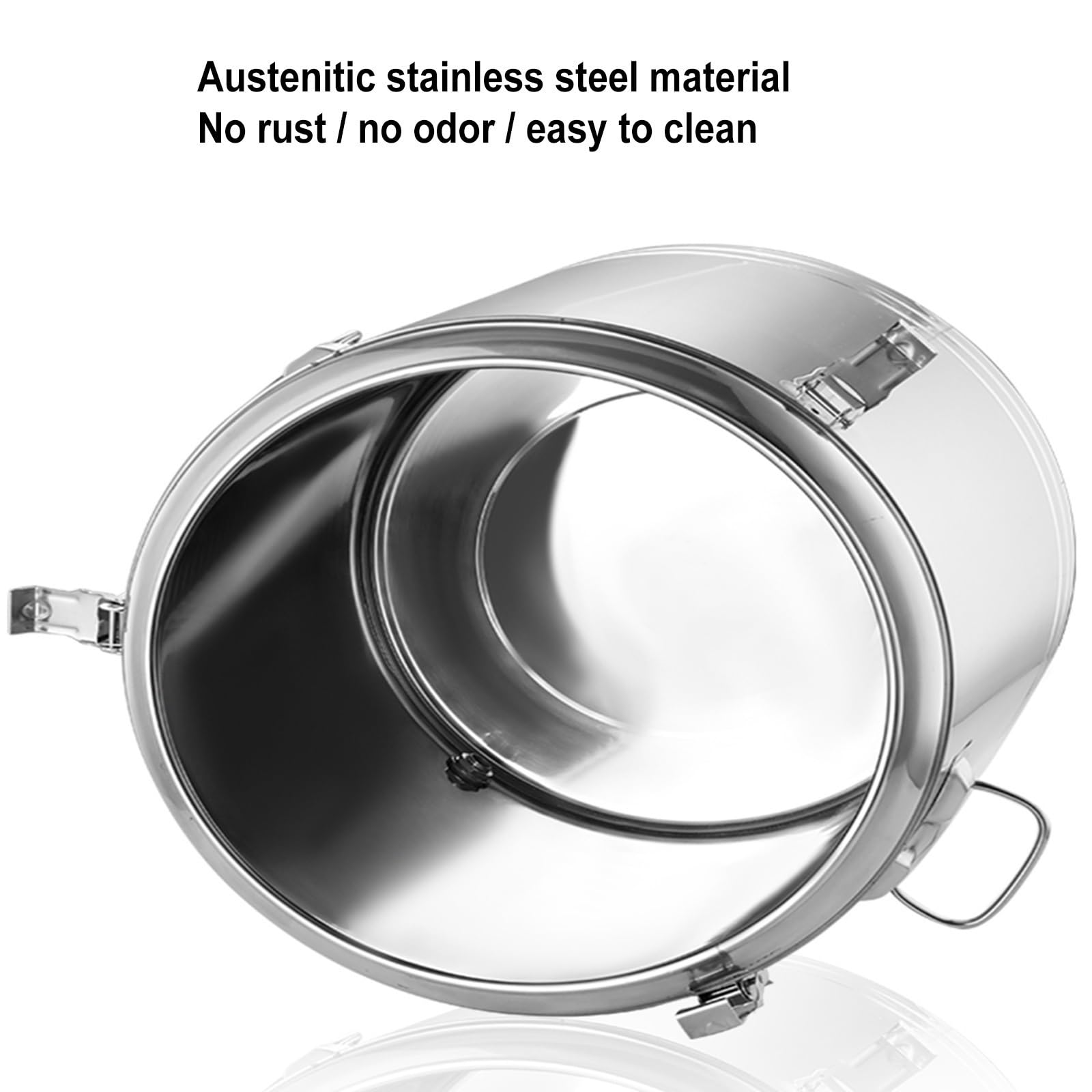 Isolierter Edelstahlbehälter, gewerbliche Catering-Urne, gewerblicher Milchtee-Isoliereimer, Edelstahl-Isoliereimer (Silver-40L)
