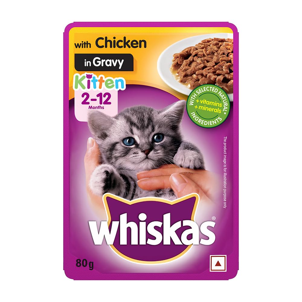 See full amazon price history chart for Whiskas Wet Cat Food for Kittens (2-12 Months), Chicken in Gravy Flavor Cat Food for Junior Cats 2-12 Months, 12 Pouches, 80g Each (12 X 80G), 960g Whiskas Wet Cat Food for Kittens (2-12 Months), Chicken in Gravy Flavor Cat Food for Junior Cats 2-12 Months, 12 Pouches, 80g Each (12 X 80G), 960g (B0DFJP9N64) Amazon Price History, Amazon Price Tracker