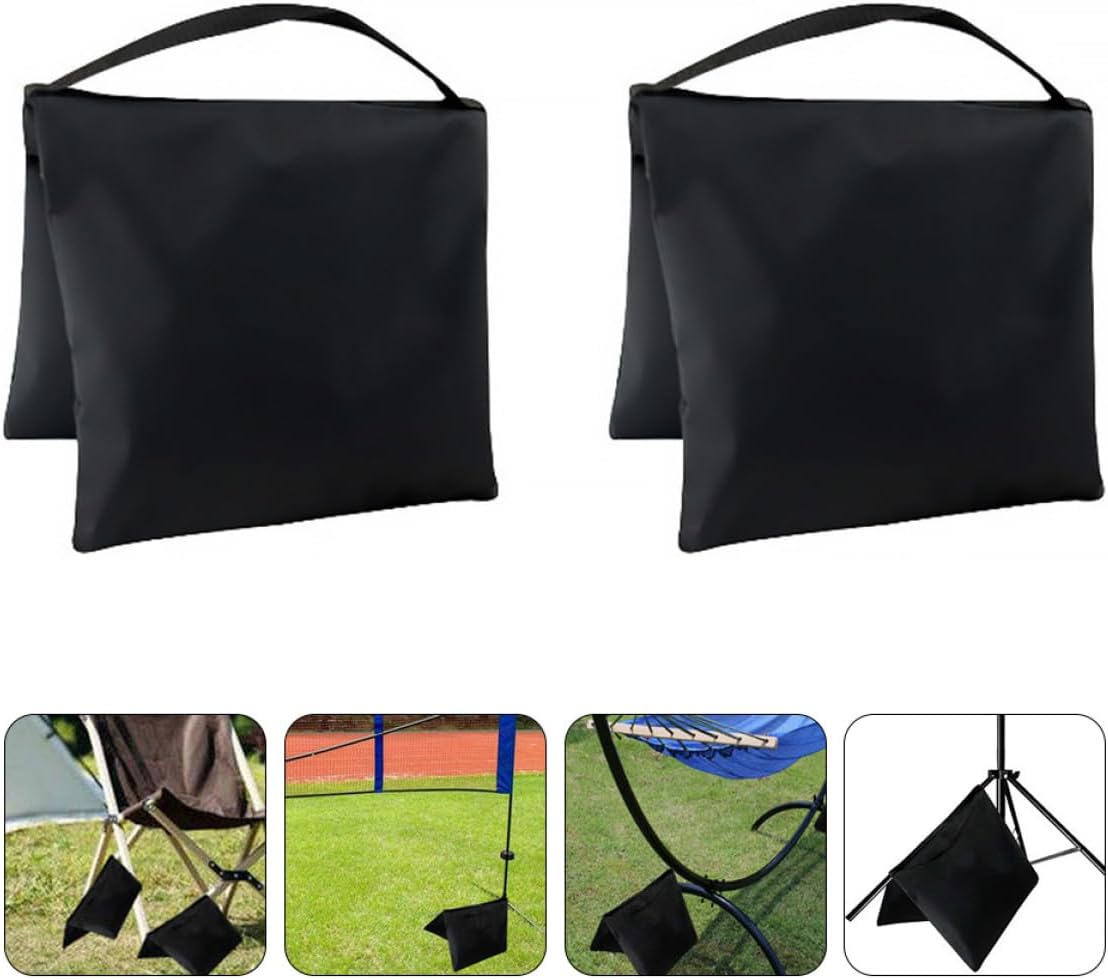 Photography Sandbags and Tripod Sandbag Set, Heavy Duty Oxford Cloth with Dual Zipper, 2pcs Weight Bags for Outdoor Photo Studio and Video Stand Stabilization