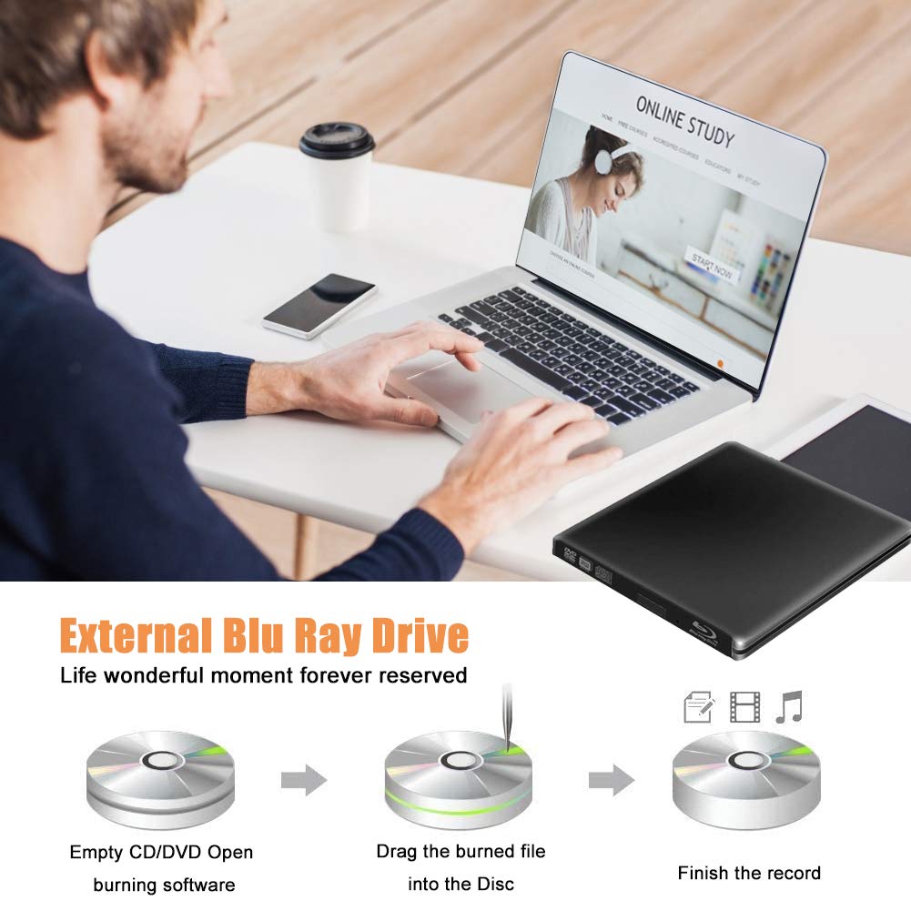 Amazon.co.jp: 外付けブルーレイDVDドライブ3D、USB 3.0ポータブル