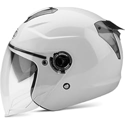 Casco Husqvarna Svartpilen Galatée Cascos De Motocicleta para Hombres y Mujeres, Cascos De Ciclomotor con Viseras.El Cabezal Anticolisión Protege La Seguridad Vial De Los Usuarios