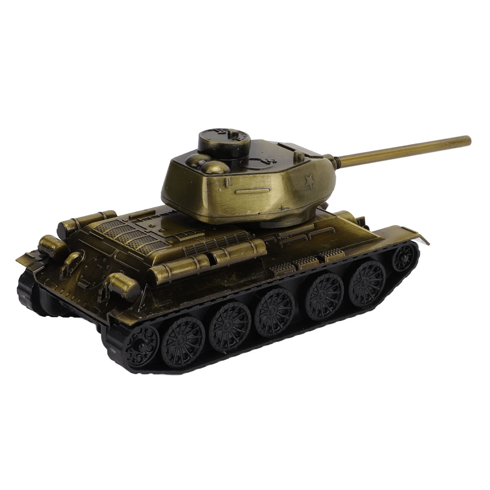 RIZGHWOY Modèle de Tank Rétro en Métal Décoration de Bureau Jouet Éducatif pour Bibliothèque Fuselage Détaillé