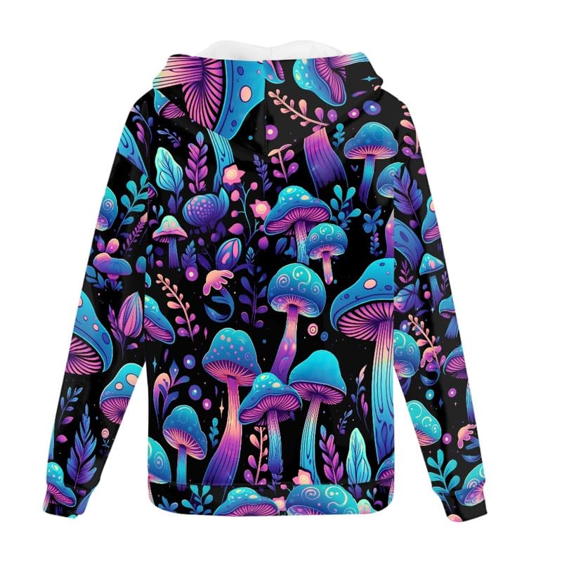 Camo Men's Zip-Front Hoodie, Aztec Pullover Tops Loose Sweatshirt with Pocket, Hooded Fall Winter Sweatshirts4