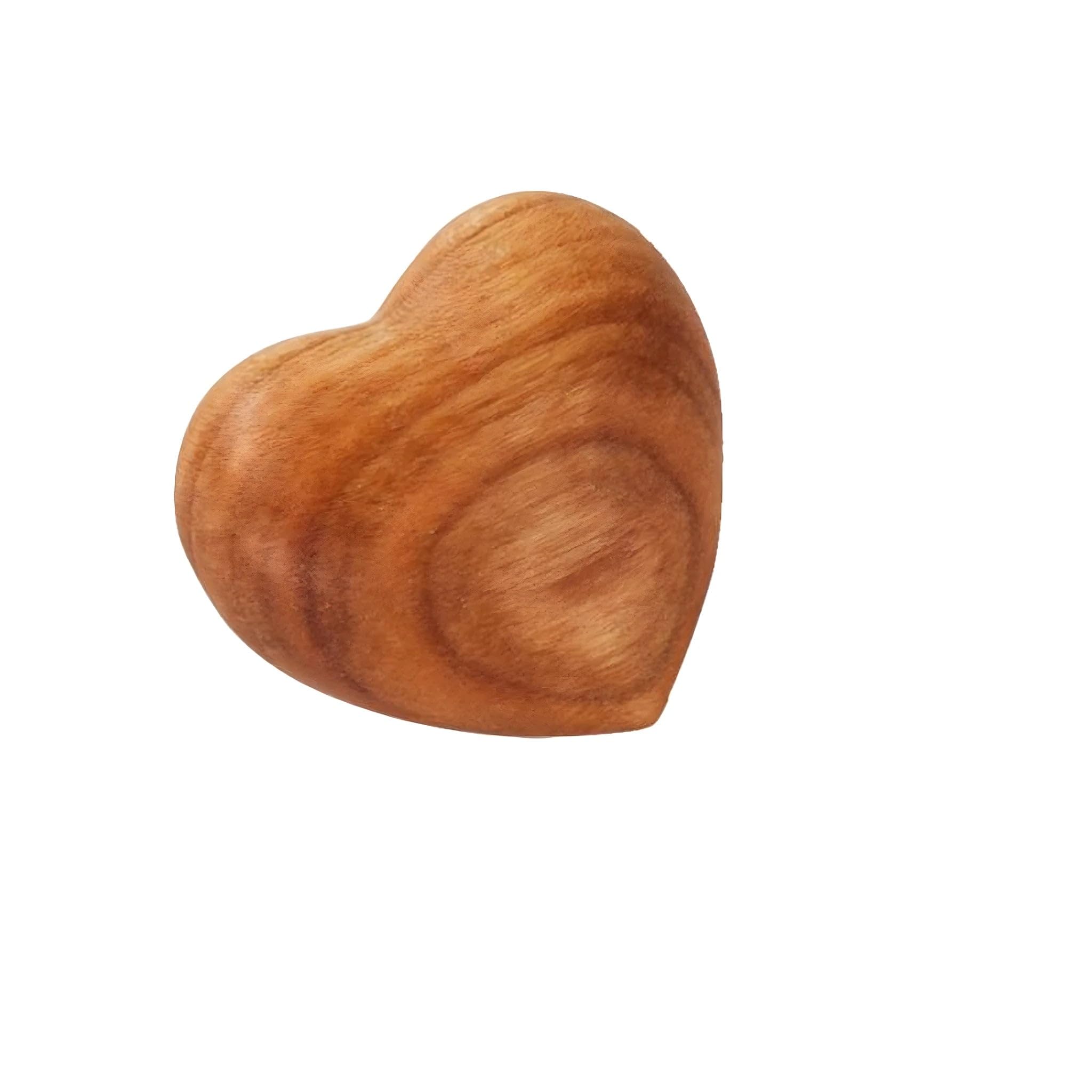 Dolfi | Heart in Apple Wood 10 cm | Natural Wood in Val Gardena | Nativity Figure