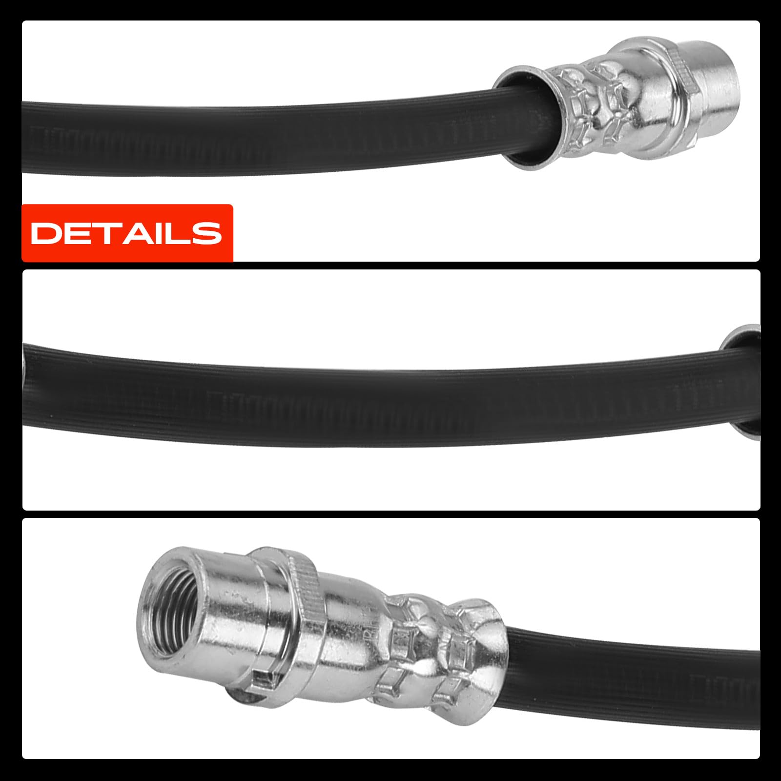 Frankberg 2x Tubi Freno Anteriore sinistro destro Compatibile con Wrangler III JK Wrangler IV JL Replace# 52060044AH