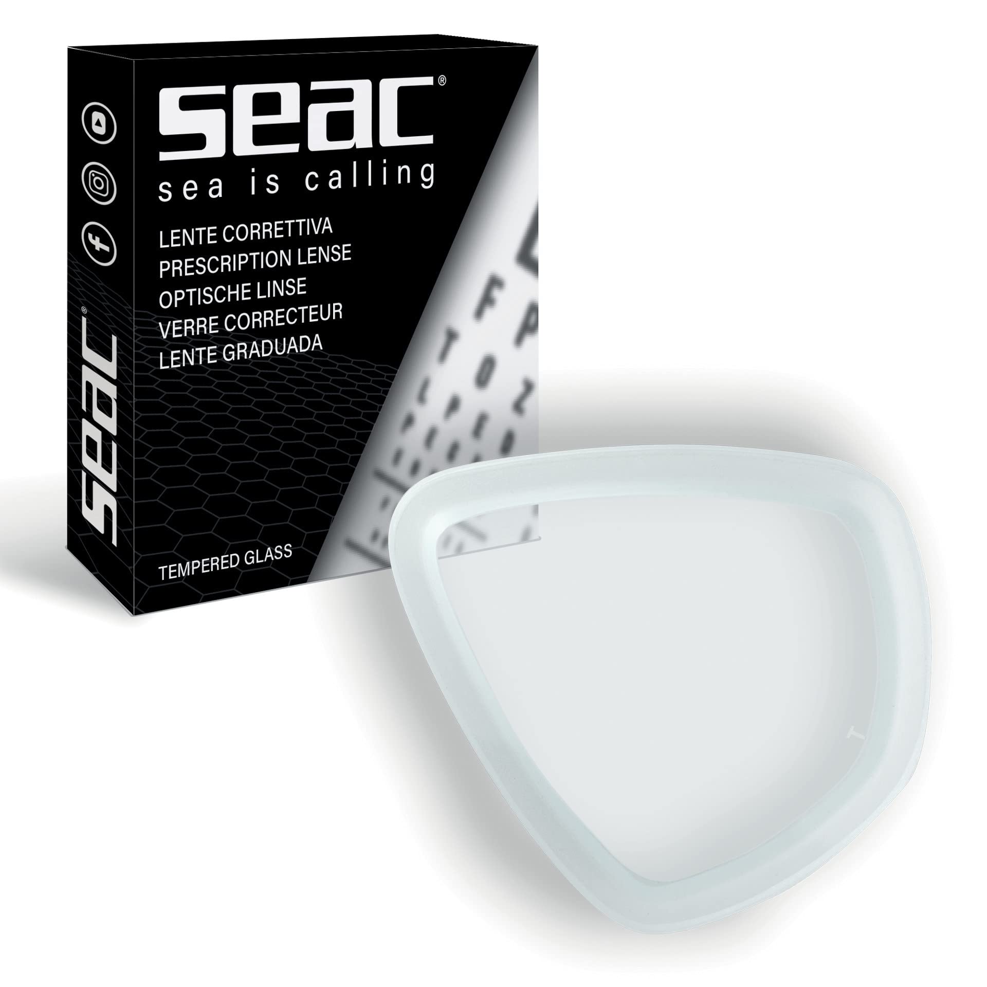 SEACExtreme Optical Lens Correction Lens for Diving Mask in Both Directions