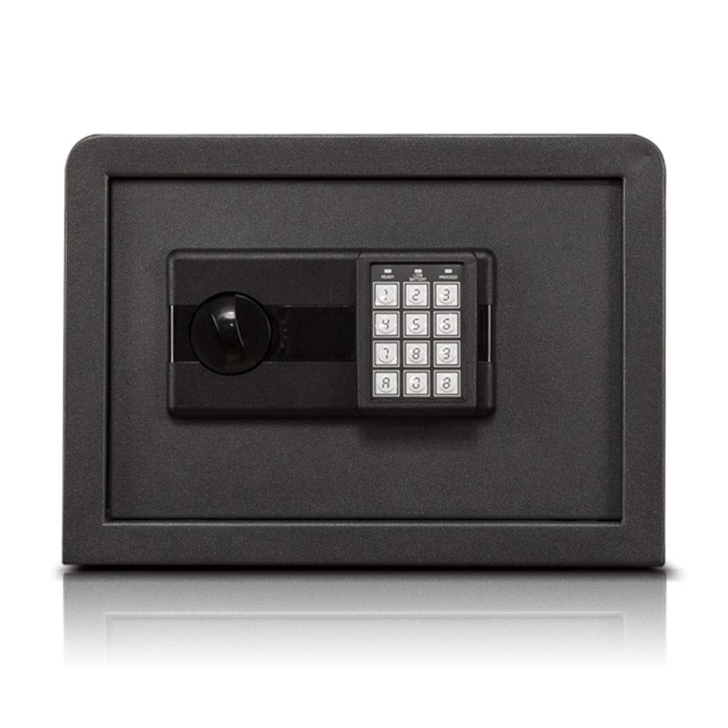 Safebox électronique noir 35cm avec double verrouillage par code et clé - 5