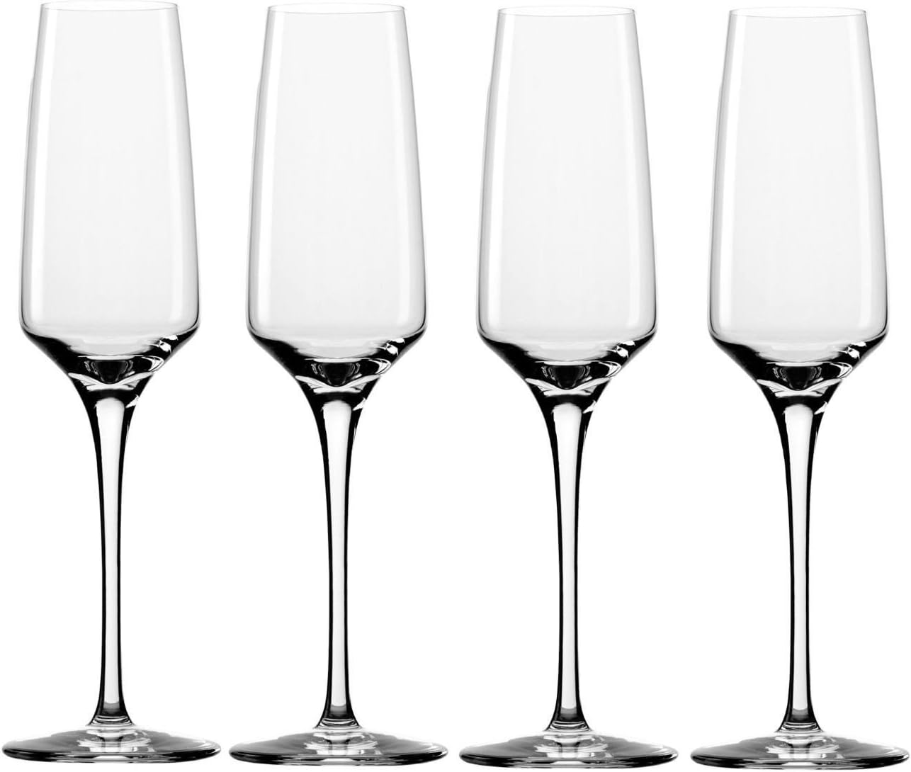 Stolzle 6.75-Ounce Experience Champagne Flute Glasses, Set of 4