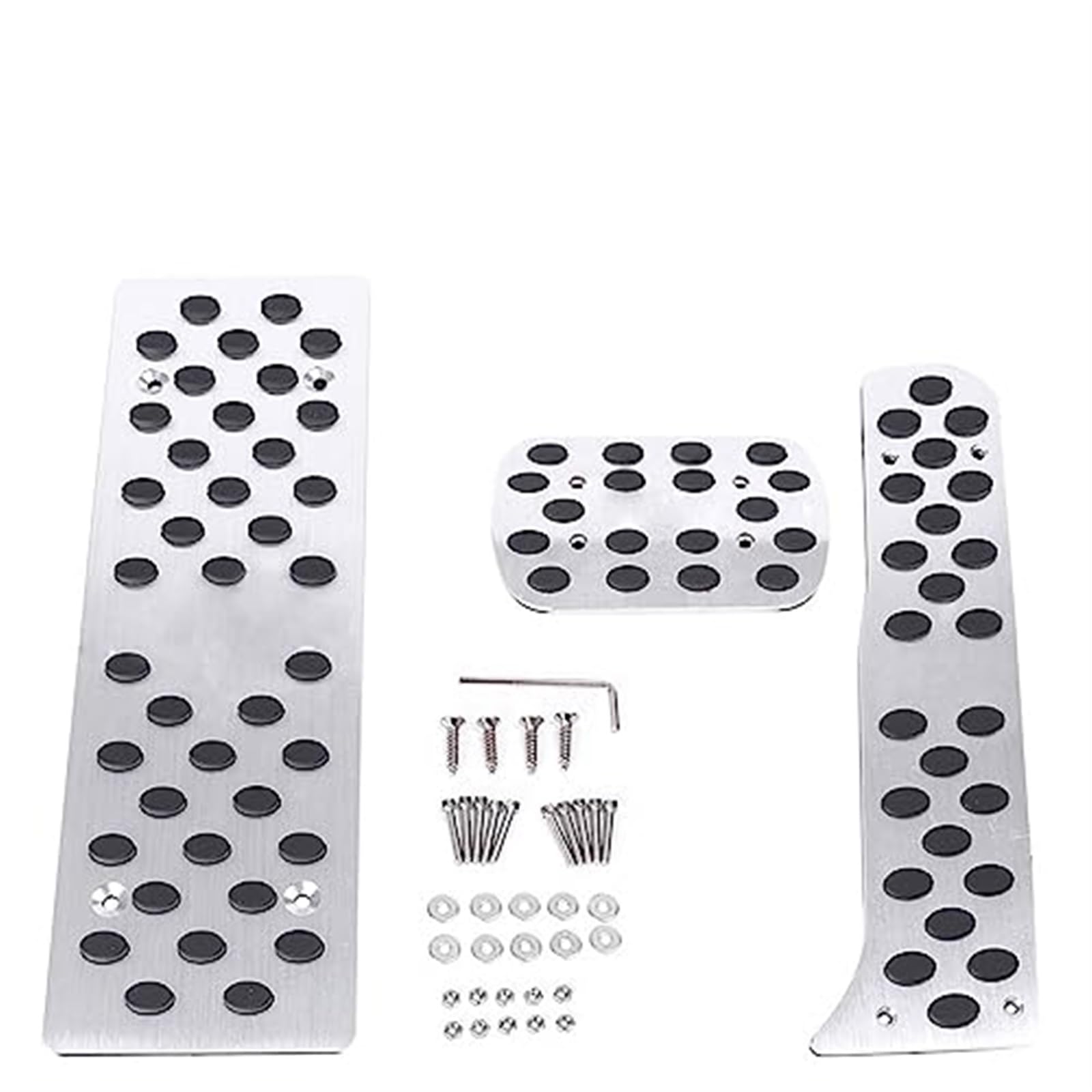 Pedales de combustible acelerador para reposapiés, almohadillas de transmisión automática, para Jetta, para Golf, Passat, Tiguan, Touran, LHD, cubierta de pedal de vehículo