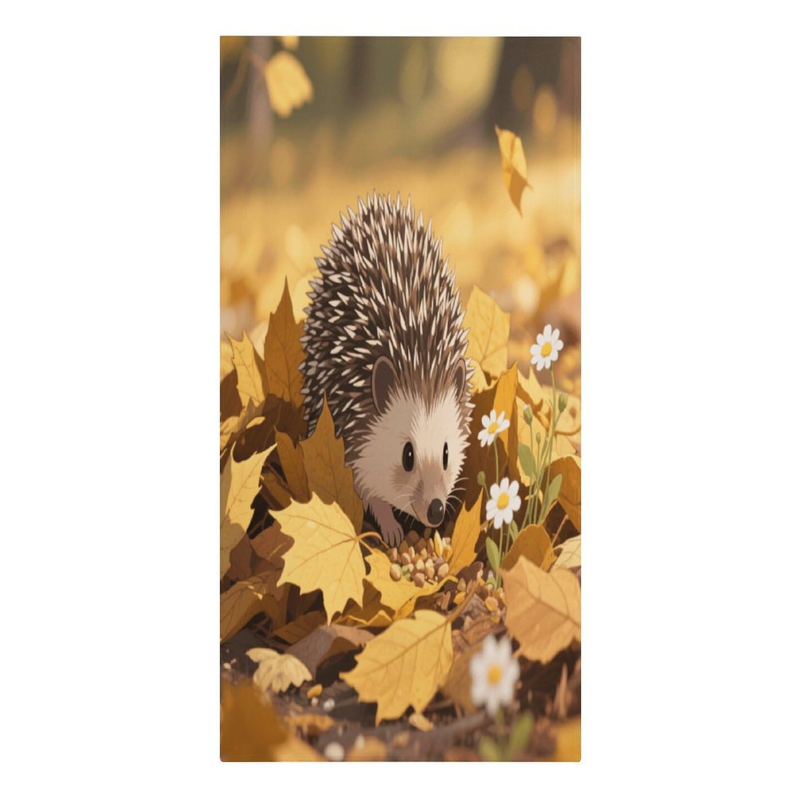 Fekiloot Men's Style Hedgehog Large Beach Towel, Travel Towel For Adults Wo, Pool Towels For Beach, Camping, Swim Pool, Gym, Sports& Yoga 61.4"X30.3"