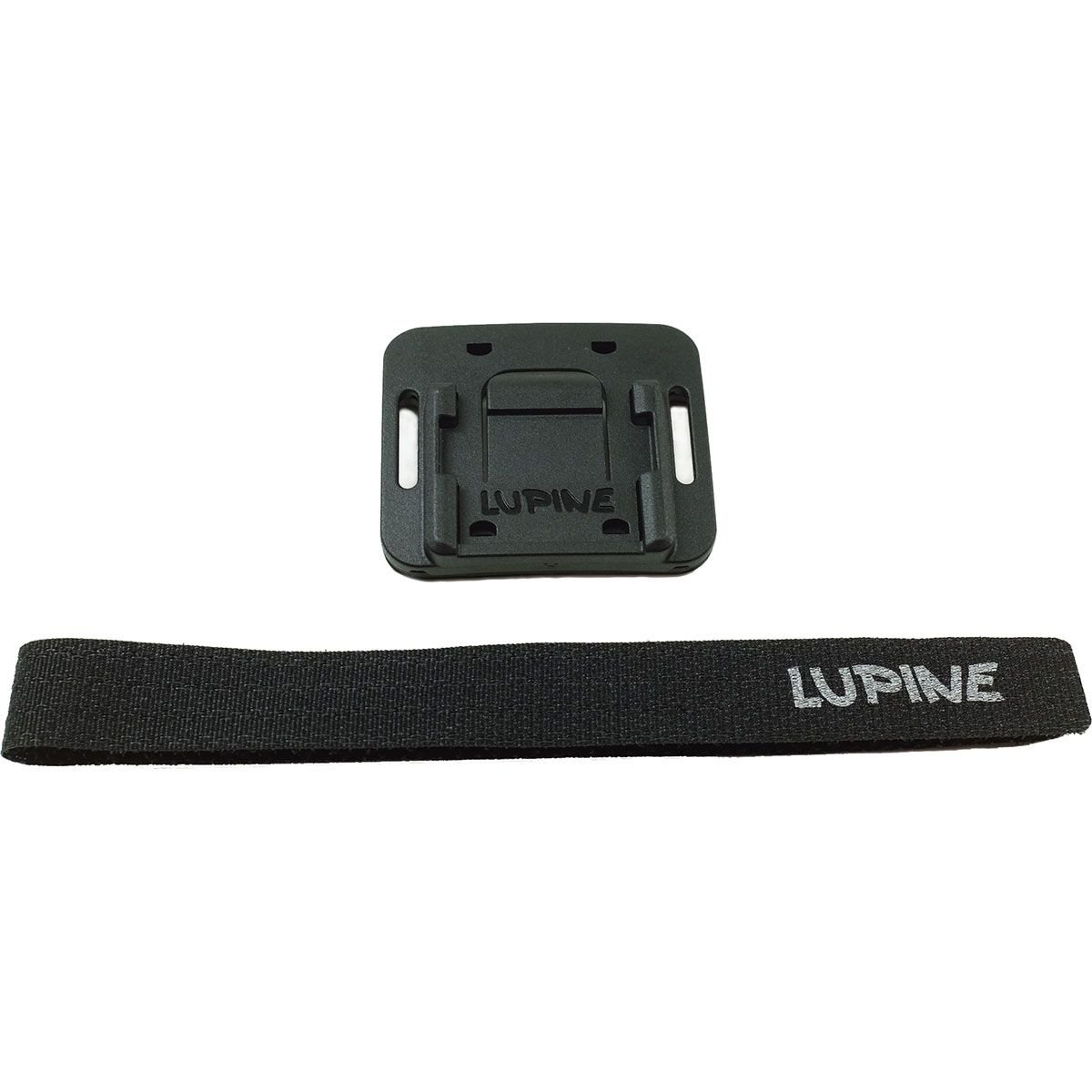 Lupine Fissaggio Casco Piko/Blika frontclick, Lampada Unisex Nero
