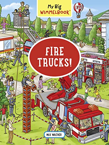My Big Wimmelbook® - Fire Trucks!: A Look-and-Find Book (Kids Tell the Story) (My Big Wimmelbooks)