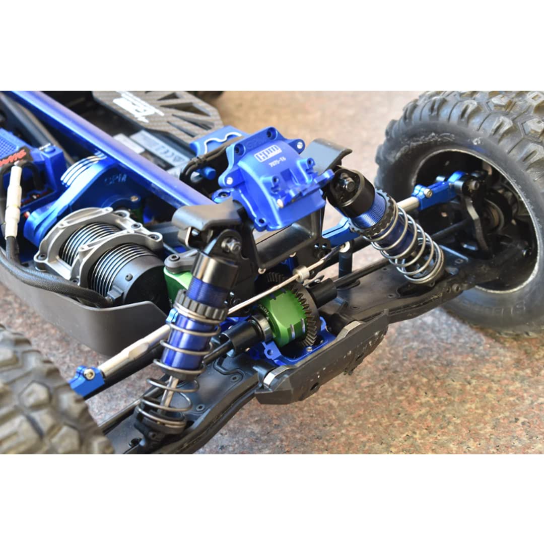 Amazon.com: GPM Aluminum 7075-T6 Front/Rear Gear Box for TRAXXAS 1