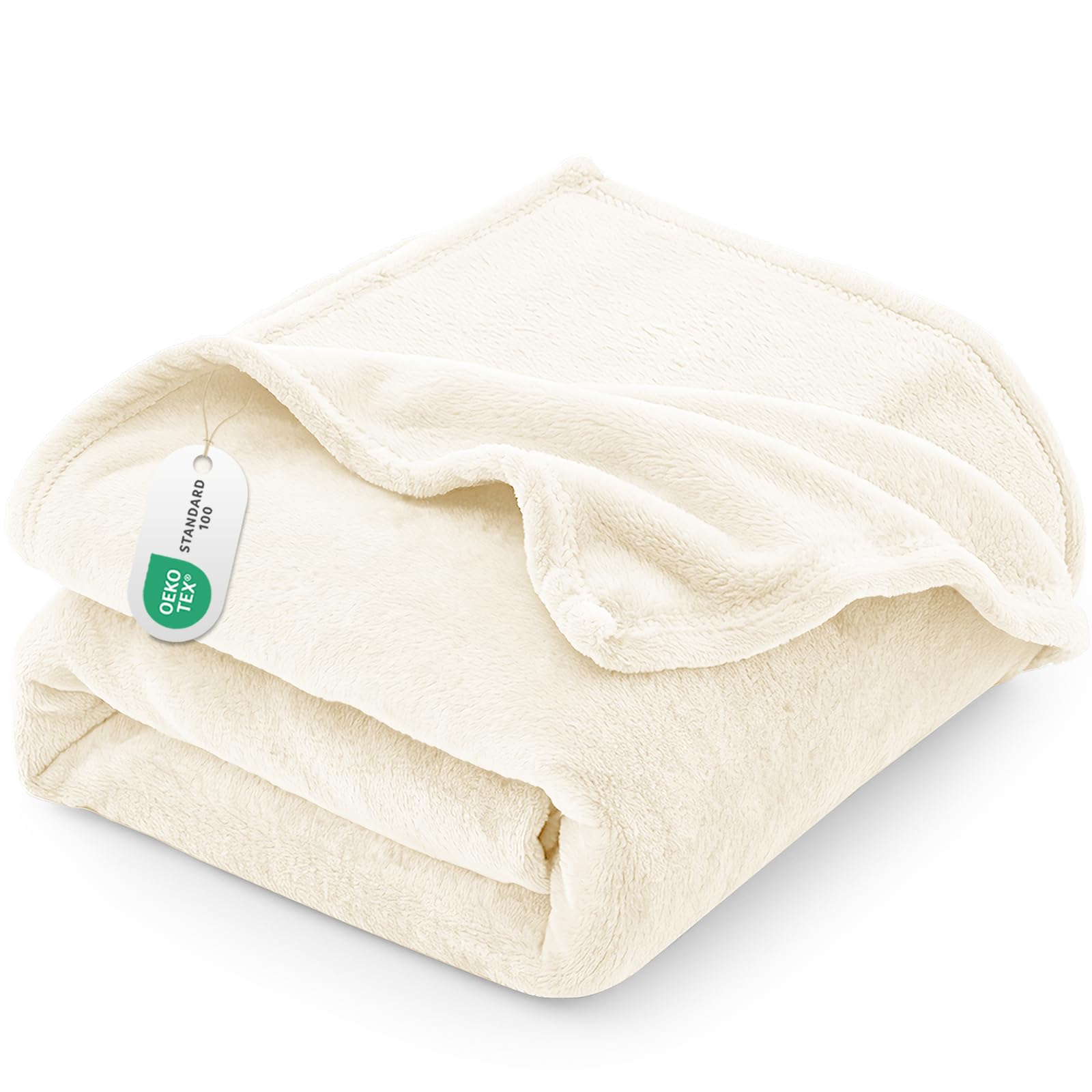 CozyLux Flanell Decken - Extra weiche 100% Mikrofaser Reversible Hundebettdecke - Atmungsaktive graue Decke