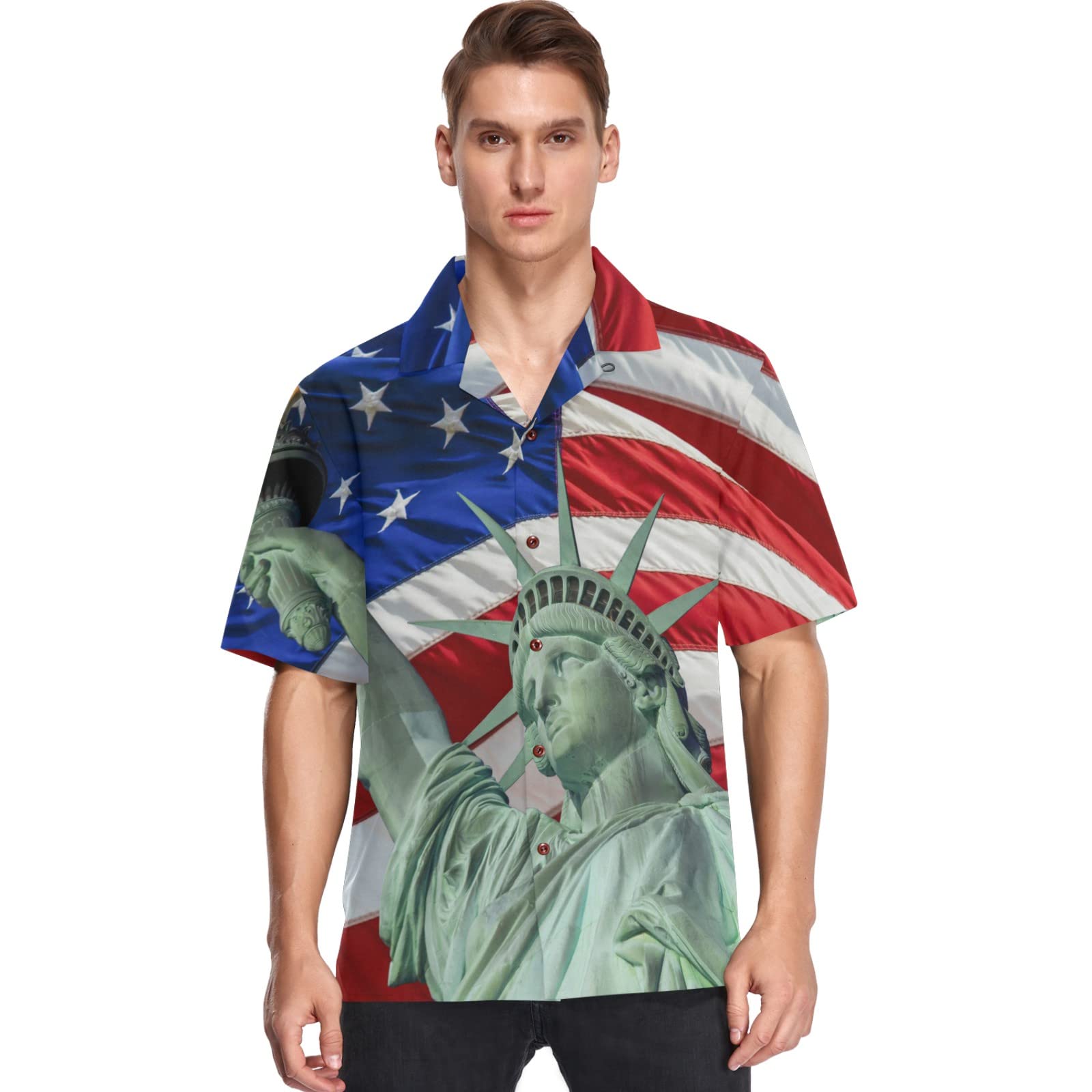 visesunny Hawaiian Shirts for Men Short Sleeve Aloha Beach Shirt Floral Summer Casual Button Down Shirts