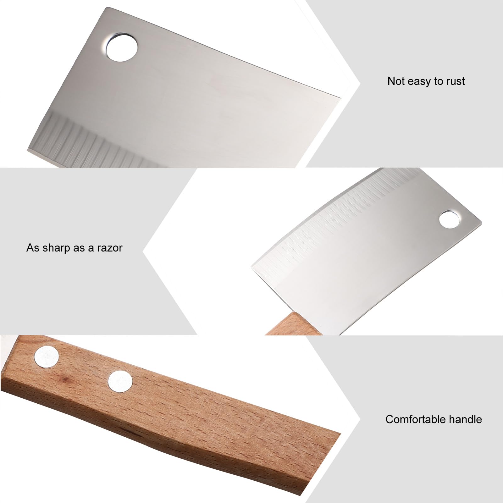 2 pièces Couteau à Beurre Mini Acier Inoxydable Résistant pour Beurre Fromage Légumes Usage Cuisine