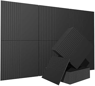 CIUIUTIC Acoustical Wall Panels, 6 Pack 20x20 Acoustic Wall Panels, Decorative Acoustic Panels, Sound Absorbing Wall Art for Interior Wall Decor, Arcadian Vortex
