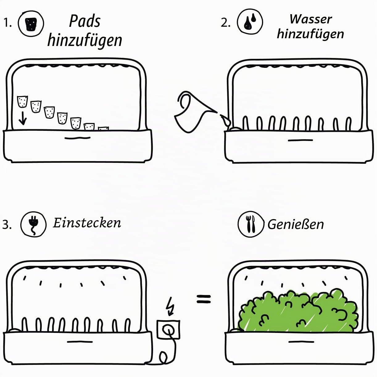 Click and Grow - Smart Garden Refill 9-pack Grill & Steak Mix