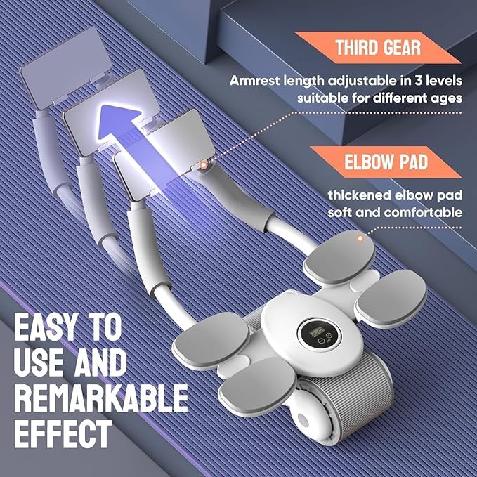 Buy Now 4 Elbow Support Men-Abdominal Exercise Equipment For Home Gy...