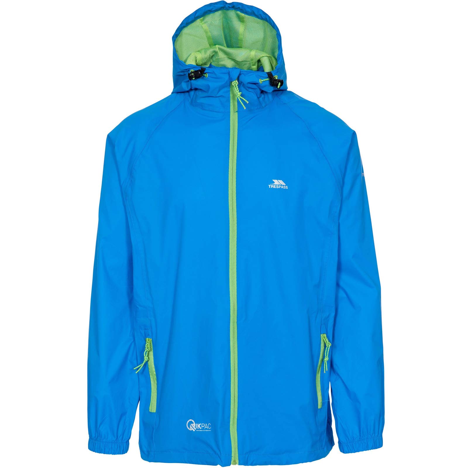 Trespass Adults Qikpac Waterproof Packaway Jacket - Cobalt - XXL