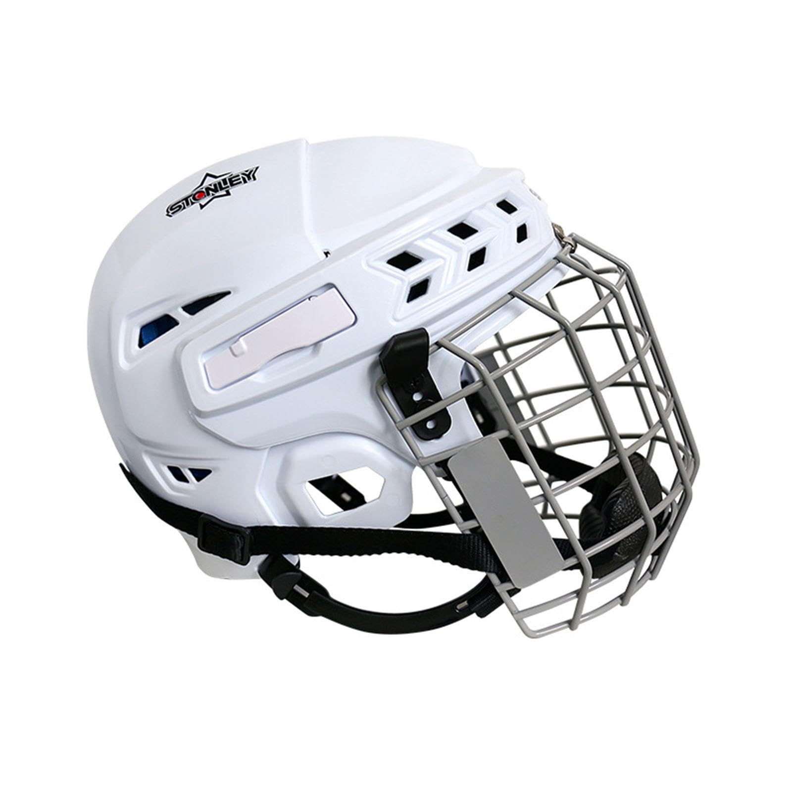 Casco da hockey Impact, vestibilità regolabile per un comfort ottimale durante la pratica del pattinaggio a rotelle, fodera interna in EVA per il comfort, casco da