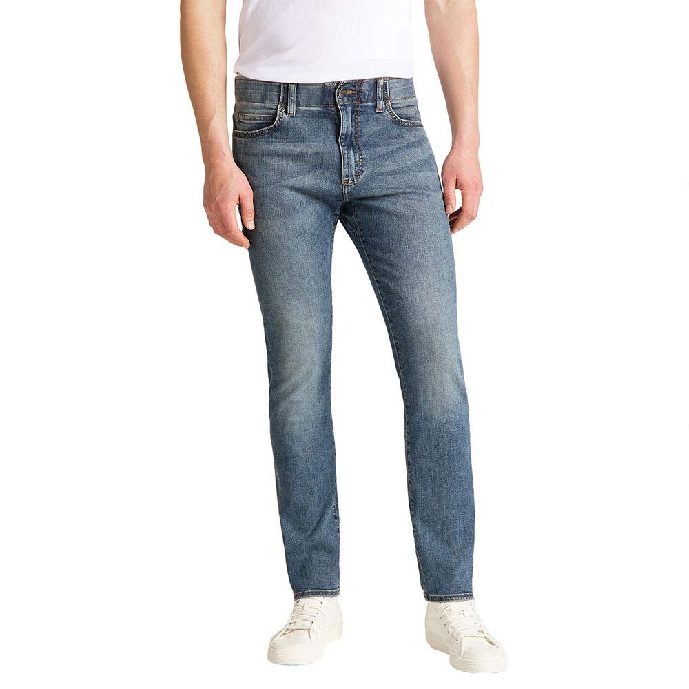 Lee Men's Extreme Motion Skinny Jeans, Blue Prodigy Ab, 33W / 34L