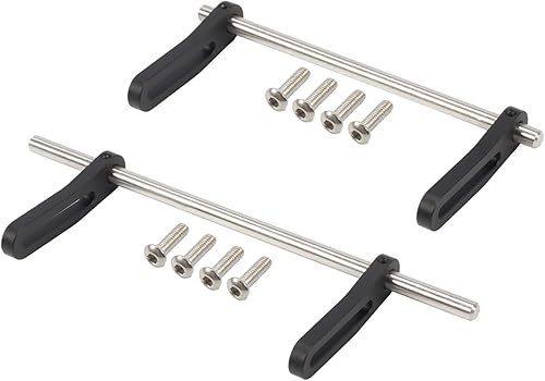 AMK Parachoques RC de aleación de aluminio modular 110 RC Crawler parachoques delantero trasero Bull barras para 110 RC Crawler LCG Rigs construye