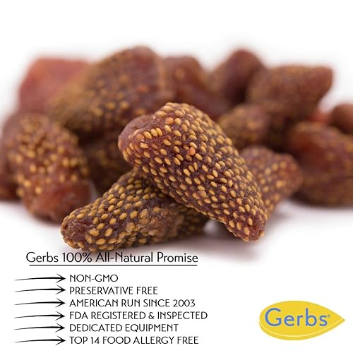 Miniatura 8 de Frutas secas GERBS Top 14 libres de alergia alimentaria sin sulfuro sin conservantes sin OMG vegano