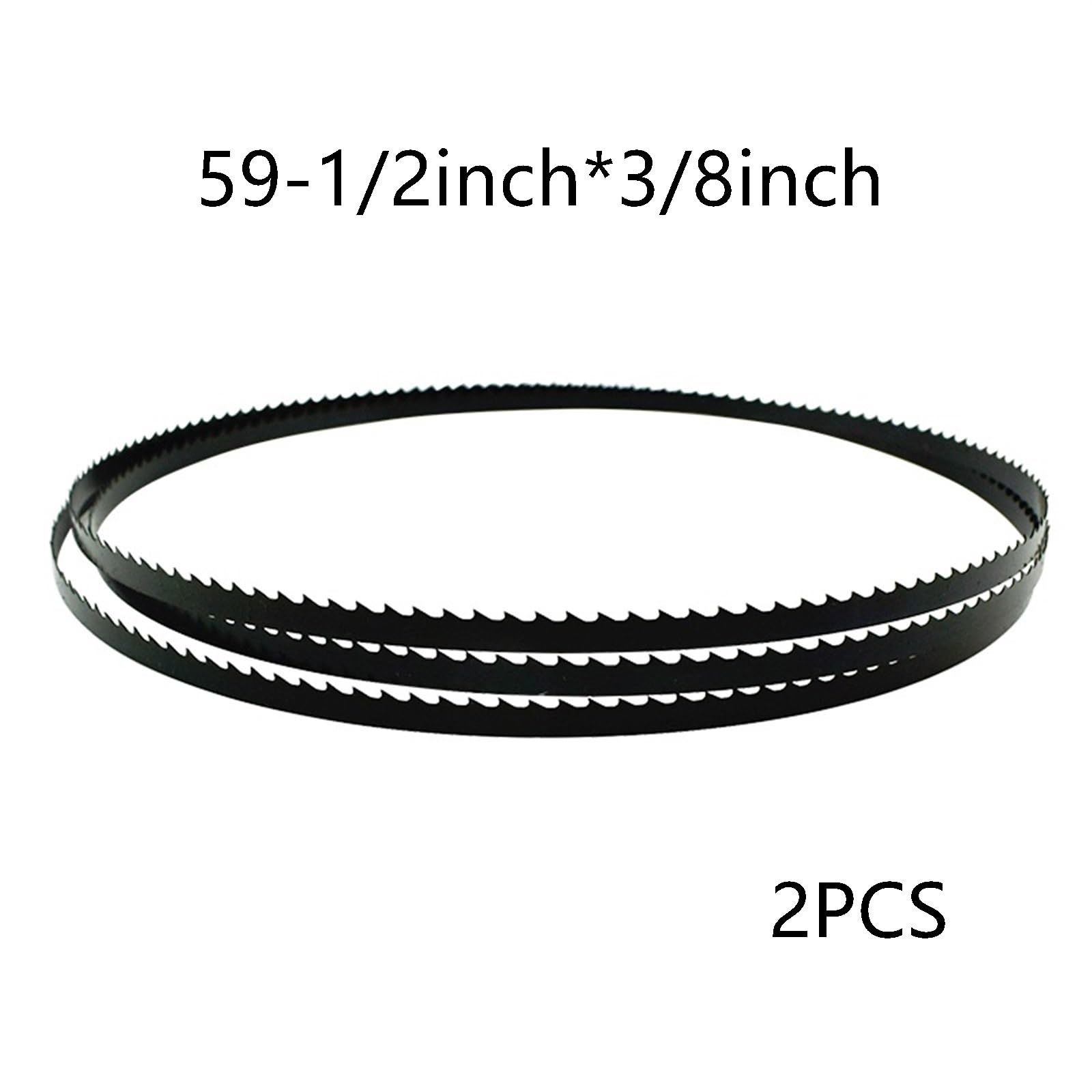 Brzeszczoty taśmowe Premium, przenośna piła taśmowa 59-1/2 cala, brzeszczot węglowy 3/8" x 14 TPI, kompatybilny z brzeszczotem taśmowym DW100, 2 szt.