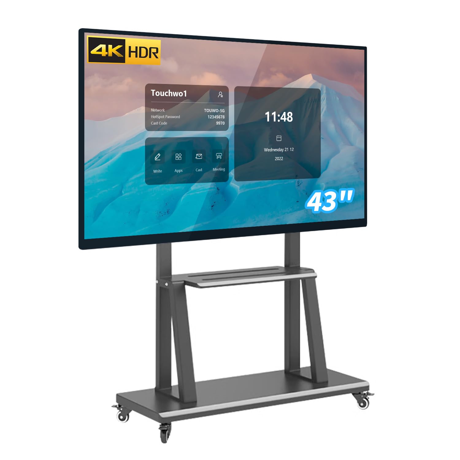 Amazon.com: TouchWo 43 inch Touchscreen Monitor Smart Board