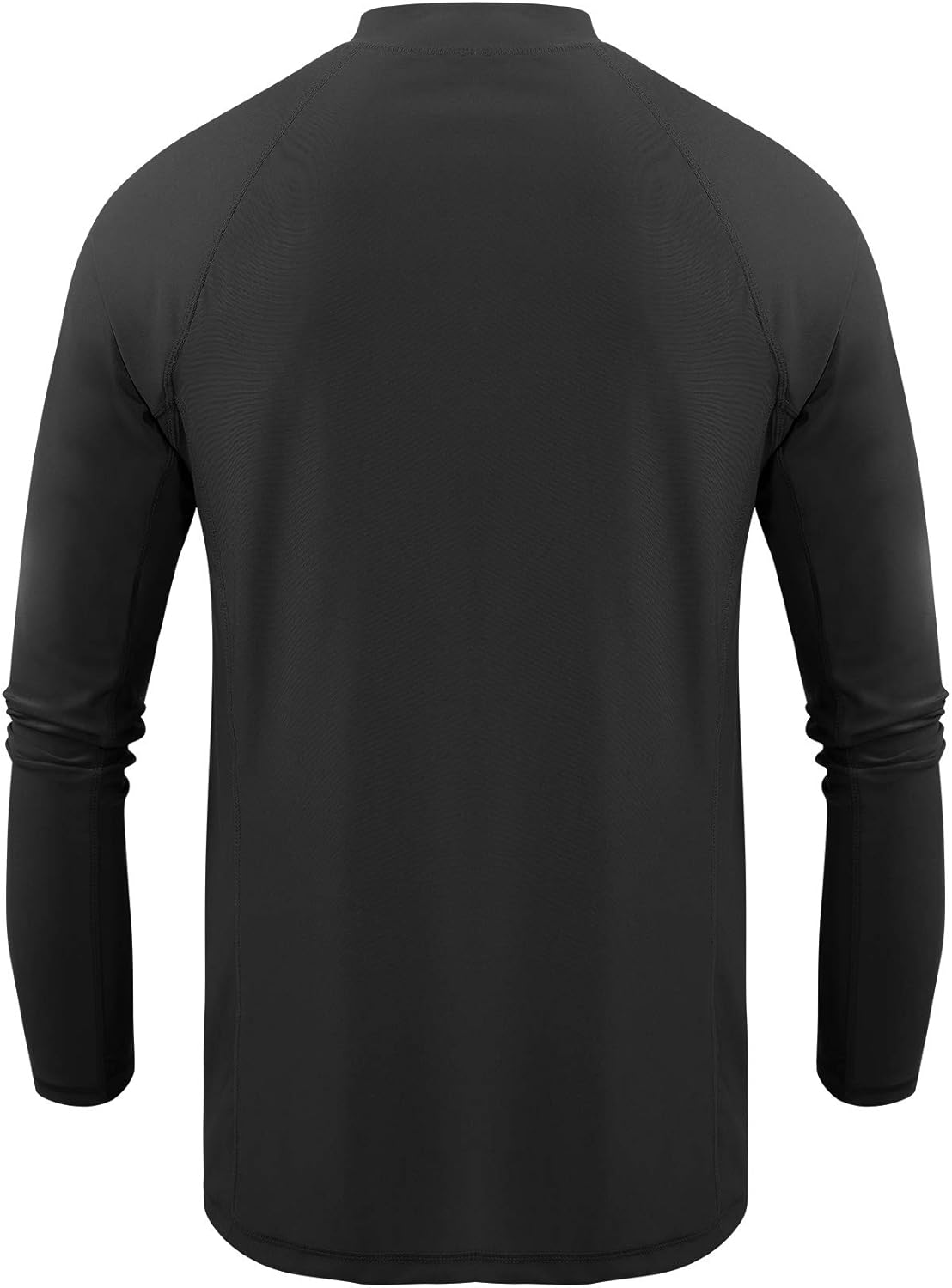 Mens Rash Guard Long Sleeve Surf Shirt Swimsuit - Quick Dry Sun Protection Clothing UPF 50+: Clothing