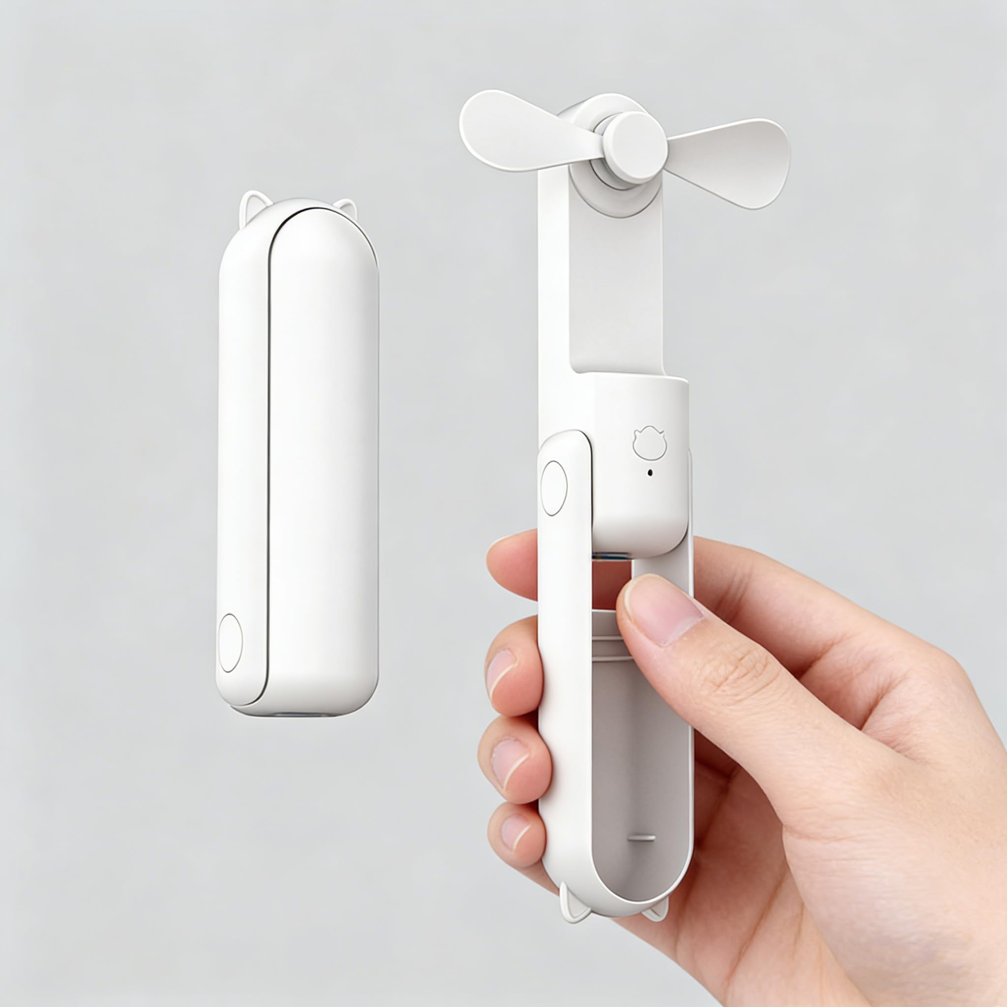 HUORV Mini Handheld Fan Foldable Usb Rechargeable Mini Personal Fan