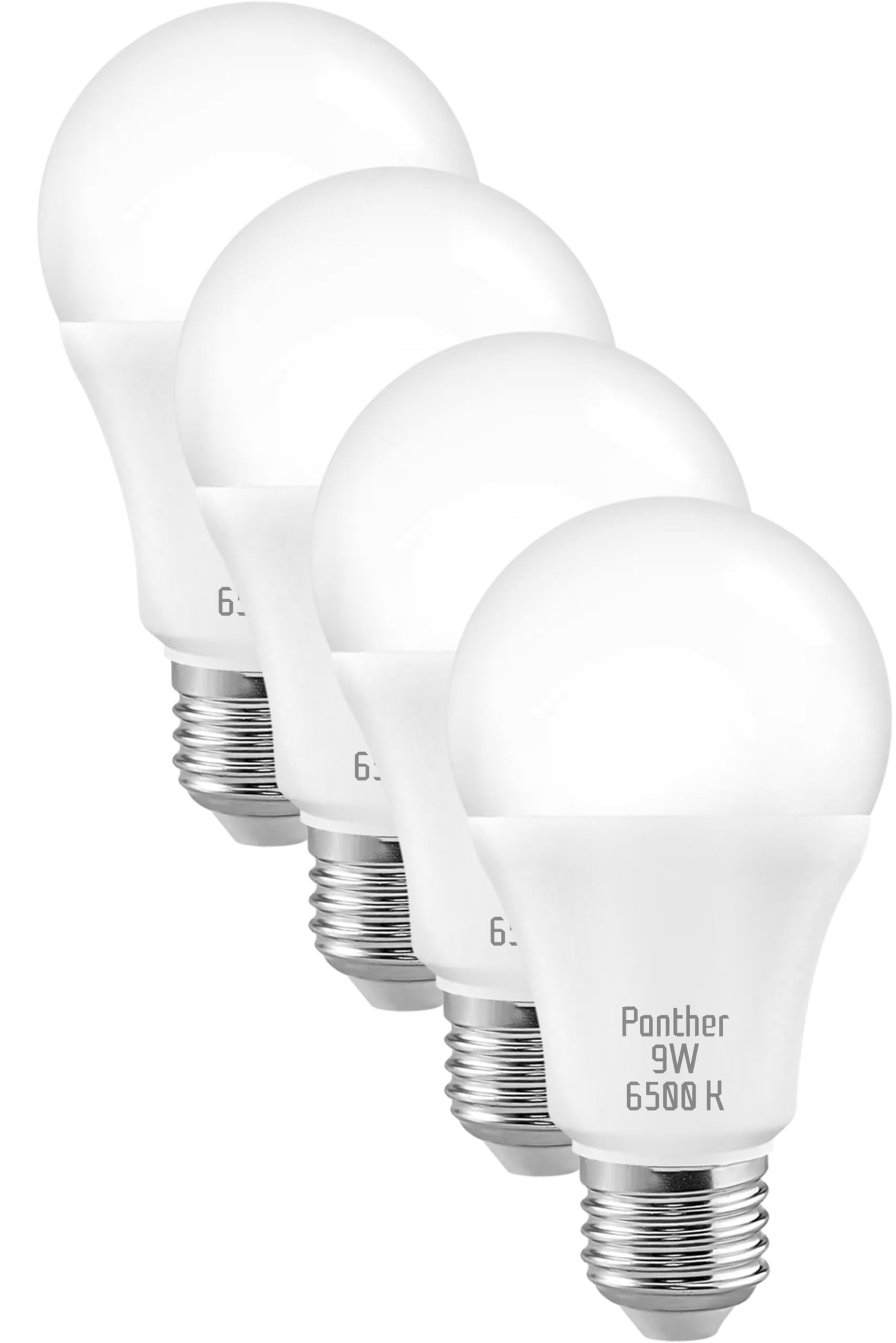 Telvesse 4 ADET 9W Beyaz LED E27 Ampul Tasarruflu Lamba 6500 K Beyaz Işık 800 Lümen 9W=60W