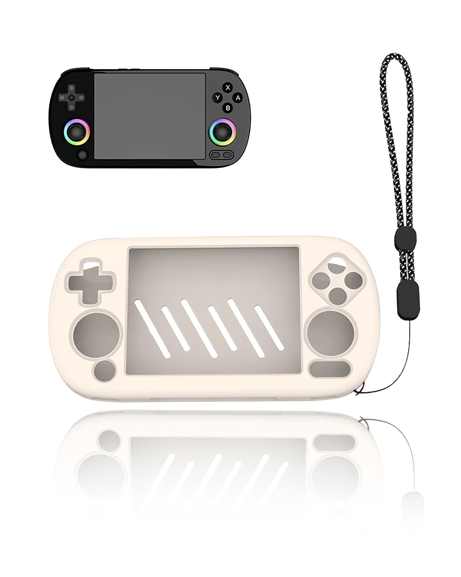Coque silicone RG40XX H blanche - Protection console rétro durable - 8