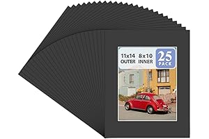 Golden State Art Pack of 25 Archival Quality Acid-Free Mattes for 11x14...