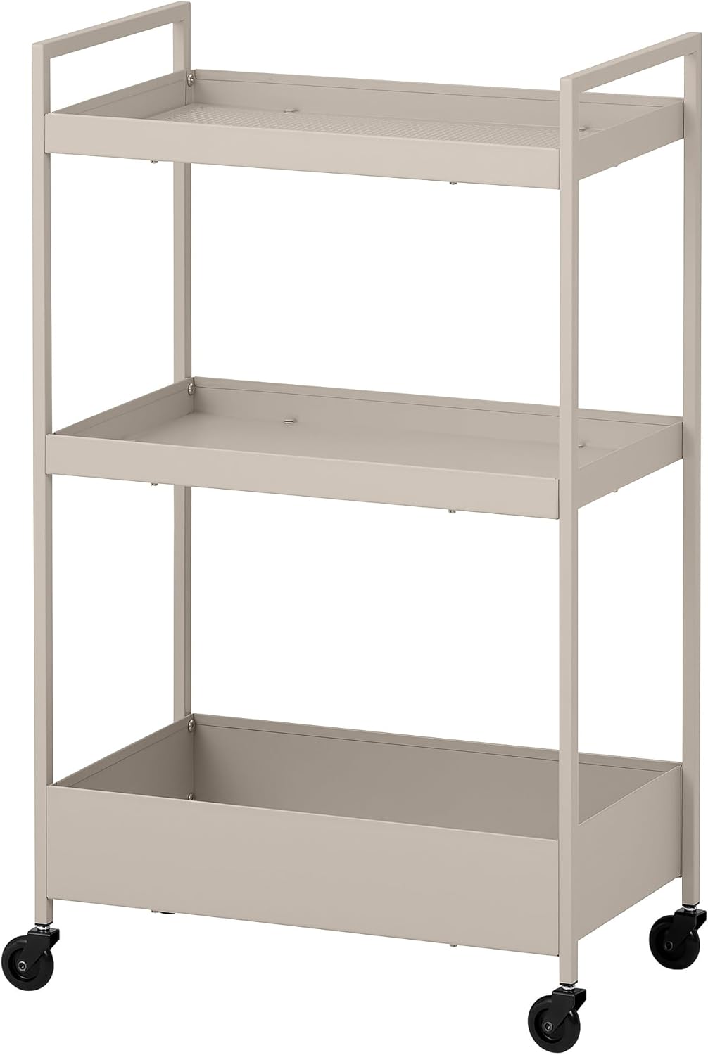 NISSAFORS Trolley, beige, 50.5x30x83 cm