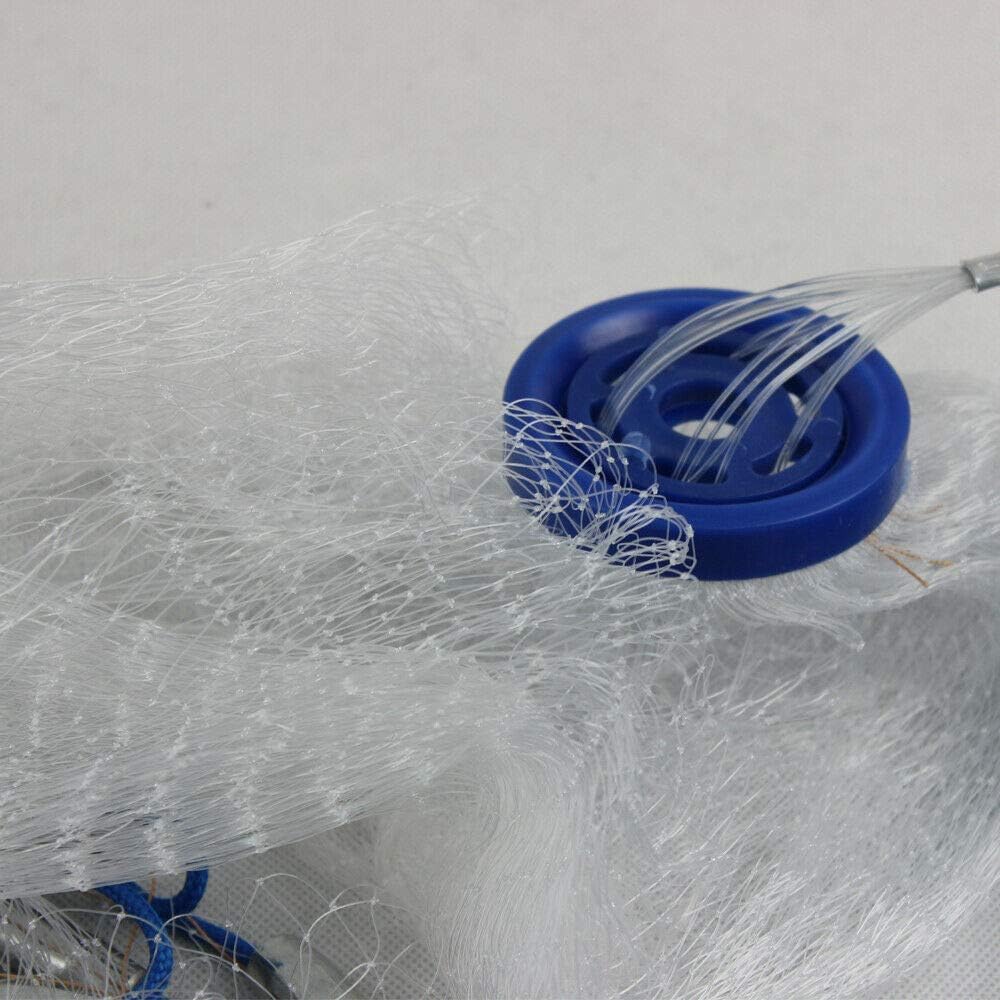 Fishing Net - Copritutto a mano, 3 m e diametro 1,5 cm, rete da lancio per pesca, rete da lancio portatile, rete da pesca, rete da pesca, rete da pesca, rete da pesca