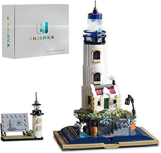 ENJBRICK Ideas Lighthouse Building Set for Adults, Architecture Modular House Building Kit for Girls and Boys 8-14 Years 1016pcs