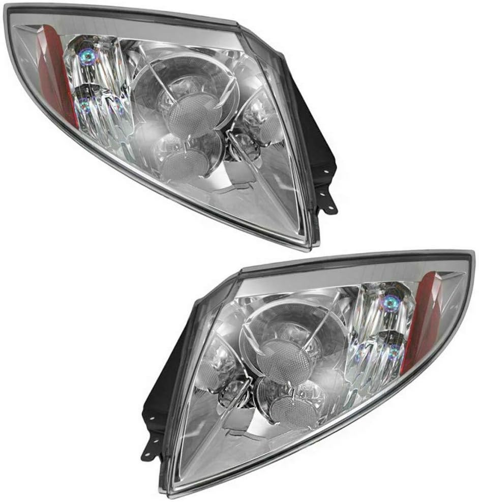 CarLights360: For 2007 2008 2009 Mitsubishi Eclipse Tail Light Pair Driver and Passenger Side W/Bulbs For MI2800121 MI2801121